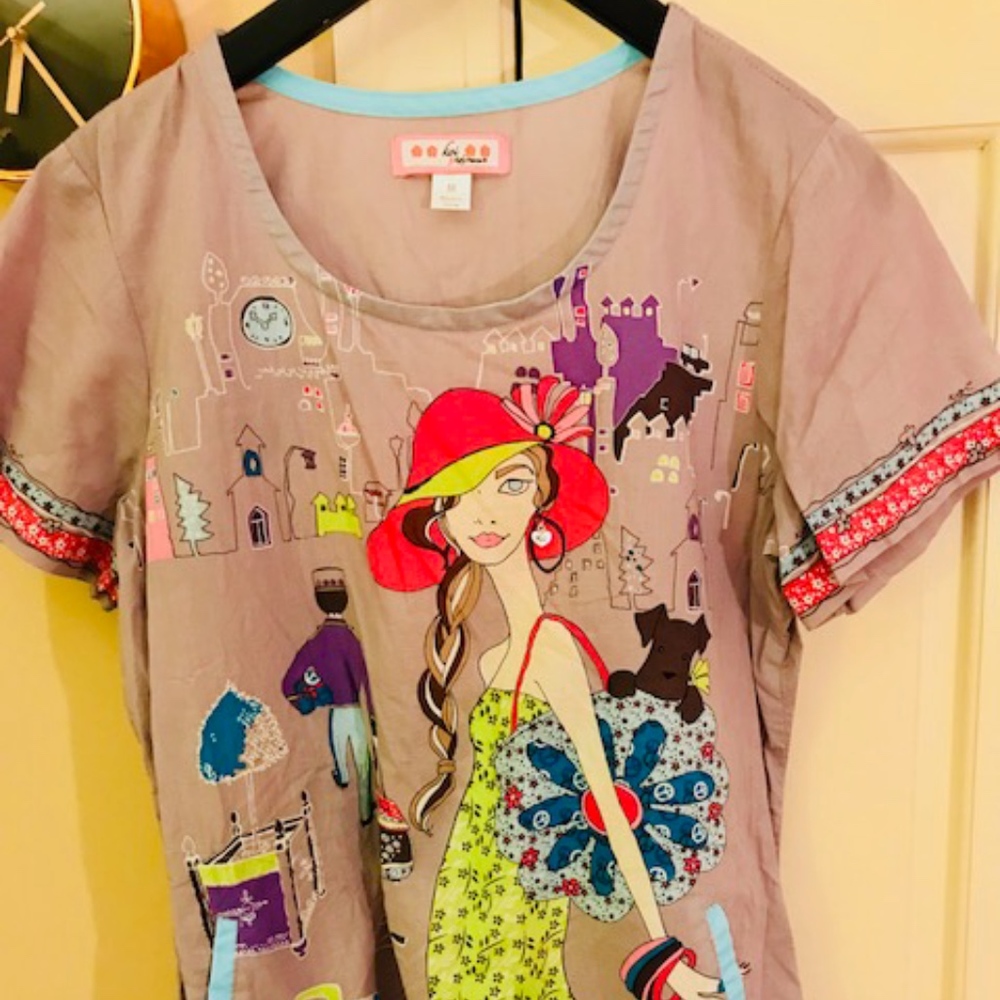 The CUTEST scrub top you'll ever see ;)